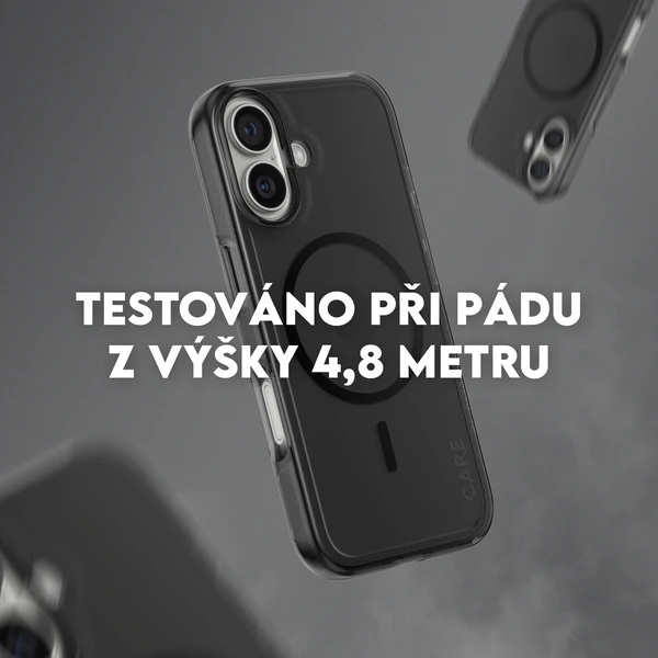 PanzerGlass® CARE Smokey kryt s MagSafe Apple iPhone 17 dymový/čierny - Puzdra - Obrázok GODH000K01