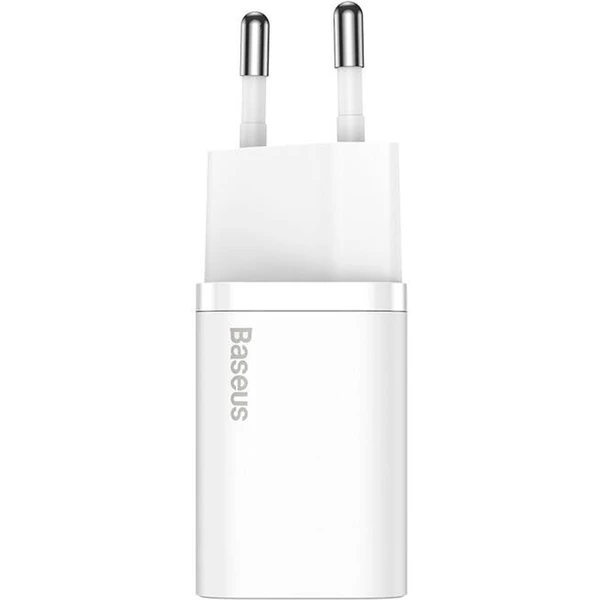 Baseus Rýchlonabíjačka do siete Super Si USB-C PD QC 30W biela - Nabíjačky - Obrázok GOS5000N01