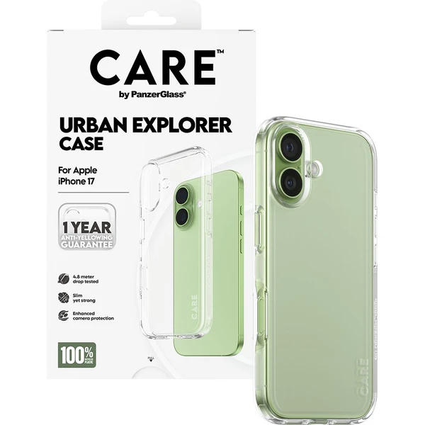PanzerGlass® CARE Urban kryt Apple iPhone 17 číry - Puzdra - Obrázok GPEH000K01
