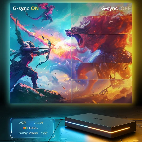 Govee AI Sync Box 2 Smart TV RGBICW podsvietenie 55-65 - Inteligentné osvetlenie - Obrázok GPKK000K01