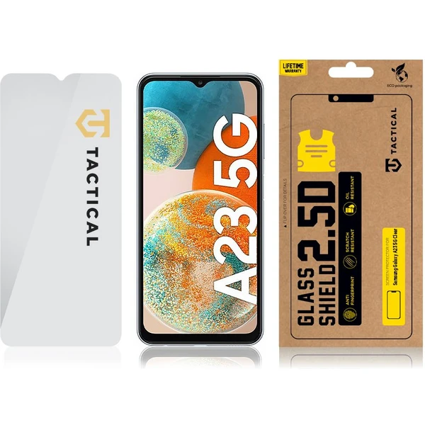 Tactical Glass Shield 2.5D sklo pre Samsung Galaxy A23 5G číre - Ochranné fólie a sklo - Obrázok GPM0000701