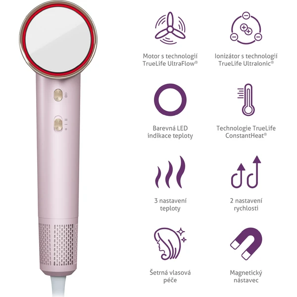 TrueLife HairDryer D6 sušič vlasov - Fény na vlasy - Obrázok GPUL000K01
