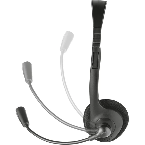 TRUST Primo Chat Headset slúchadlá čierna - Slúchadlá - Obrázok GQKKF00101