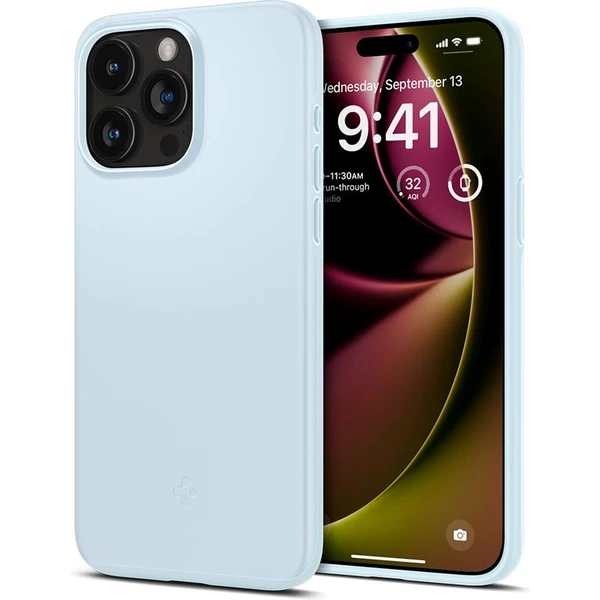 Spigen Thin Fit kryt iPhone 15 Pro bledomodrý - Puzdra - Hlavný obrázok