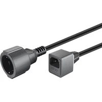 PremiumCord Predlžovací prívod 230V s EURO konektorom C14 (IEC connection) , 1,5m - Zásuvky