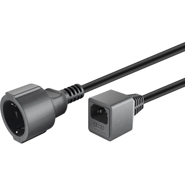 PremiumCord Predlžovací prívod 230V s EURO konektorom C14 (IEC connection) , 1,5m - Zásuvky - Hlavný obrázok