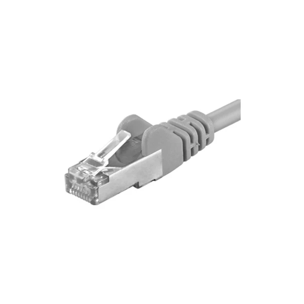 PremiumCord RJ45/RJ45 Cat5e S/FTP patch kábel 7m sivý - Káble a redukcie - Hlavný obrázok