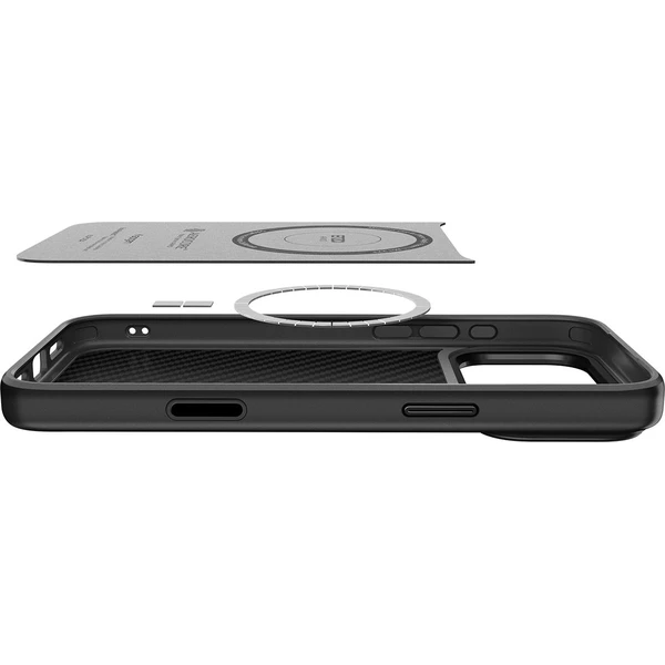 Spigen Enzo Aramid T kryt iPhone 17 Pro Max black - Puzdra - Obrázok GSJH000K01