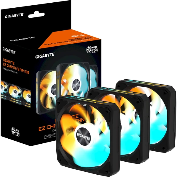 GIGABYTE EZ CHAIN ??RVS FAN 120 - Ventilátory pre PC - Obrázok GT2L000K01