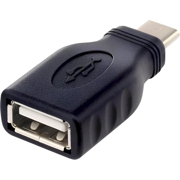 PremiumCord USB-C/USB-A redukcia čierna OTG - Káble a redukcie - Hlavný obrázok