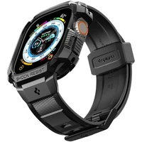 Spigen Rugged Armor Pro remienok s puzdrom Apple Watch Ultra 3/2/1 (49mm) čierny - Puzdra
