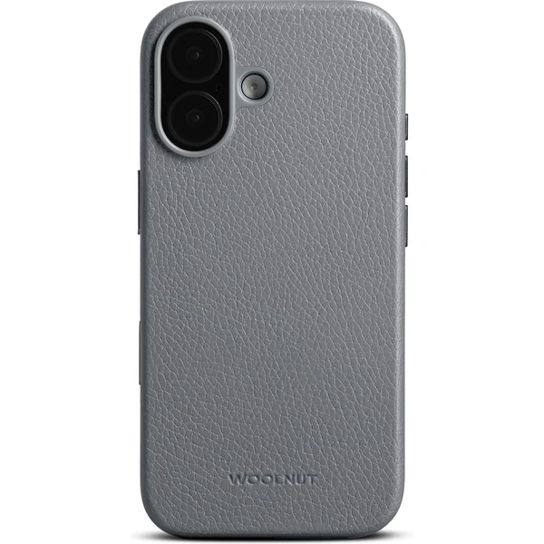 Woolnut MagSafe kožený kryt iPhone 17 sivý - Puzdra - Obrázok GTLH000K01