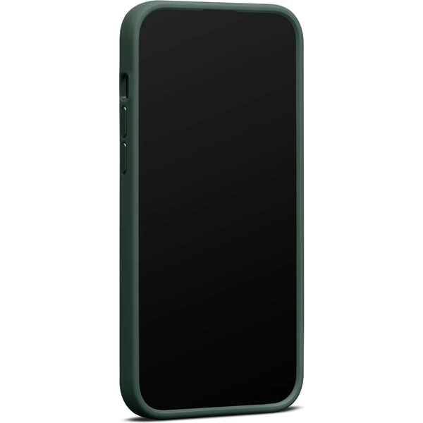 Woolnut MagSafe kožený kryt pre iPhone 15 Plus tmavo zelený - Puzdra - Obrázok GU00000L01
