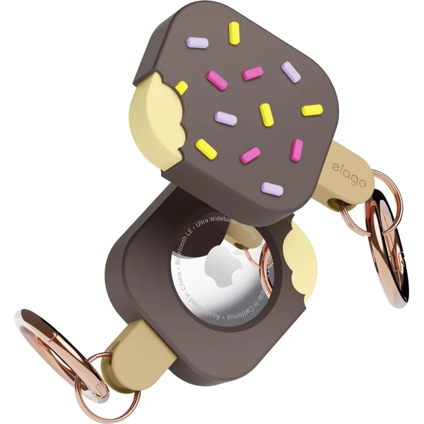 ELAGO Ice Cream púzdro pre Apple AirTag hnedé - Puzdra - Hlavný obrázok