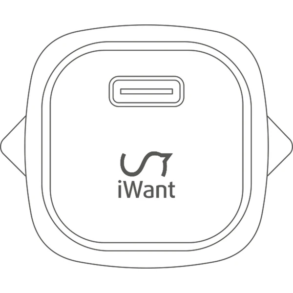 iWant USB-C PD MINI sieťová nabíjačka s rýchlo-nabíjaním 30W biela - Nabíjačky - Obrázok GUI7300401