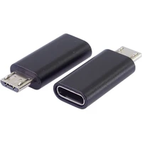 PremiumCord USB-C/MicroUSB-B redukcia čierna - Káble a redukcie