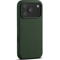 Woolnut MagSafe kožený kryt iPhone 17 Pro tmavo zelený - Puzdra