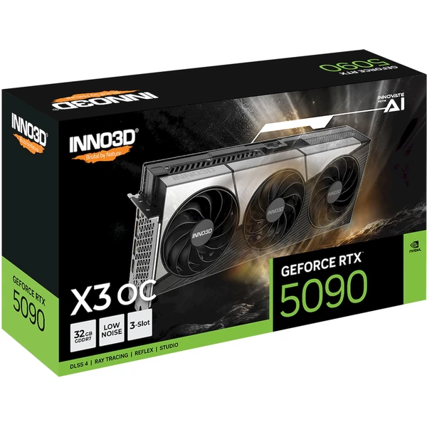 INNO3D NVIDIA GeForce RTX 5090 X3 OC - Grafické karty - Obrázok GUNH000K01