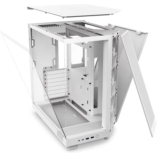 NZXT H6 Flow biela - Počítačové skrine - Obrázok GVGA000L01