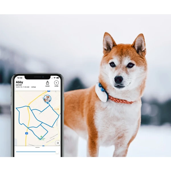 Tractive GPS DOG 4 tracker polohy a aktivity pre psov biely - GPS Moduly - Obrázok GVWK600301