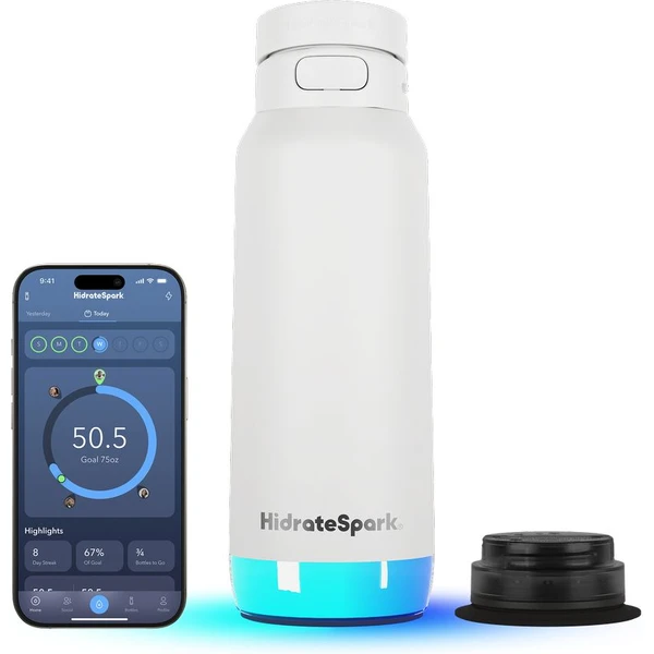 HidrateSpark PRO 2 múdra fľaša, 950 ml biela - Inteligentné fľaše - Obrázok GW2H000K01