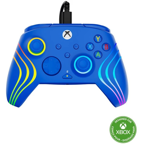 Turtle Beach herný ovládač RGB Afterglow Wave (XBOX/PC) modrý - Herné ovládače - Obrázok GWMH000K01
