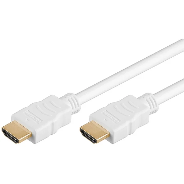 PremiumCord HDMI 1.4/HDMI 1.4 kábel s ethernetom 4K 1,5m biely - Káble a redukcie - Hlavný obrázok