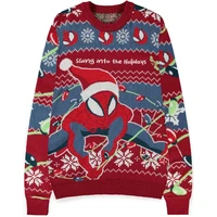 Vianočný sveter Spider-Man - Swing into the Holidays L - Mikiny a svetre
