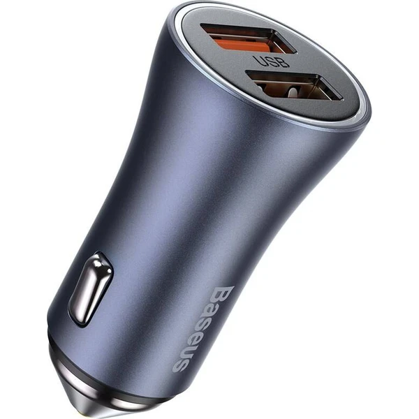 Baseus Golden Contactor Pro 40W USB-C nabíjačka do auta šedá - Nabíjačky - Hlavný obrázok