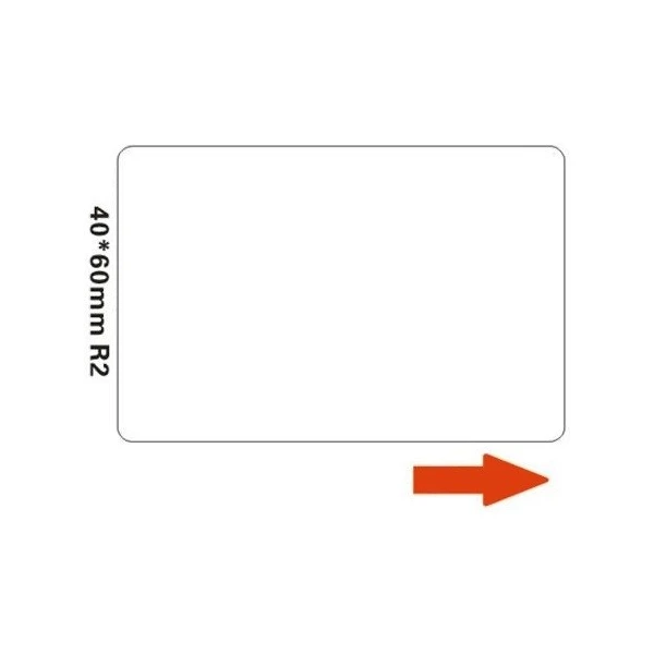 Niimbot štítky R 40x60mm 125ks pre B21, B3S, B1 biele - Pásky pre štítkovače - Hlavný obrázok