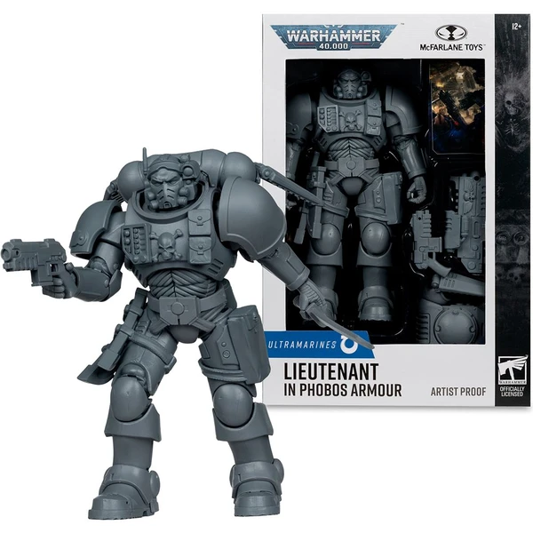 Akčná figúrka McFarlane Toys Warhammer 40K - Ultramarines Lieutenant in Phobos Armor (Artist Proof) - Figúrky - Obrázok GZ6F000K01