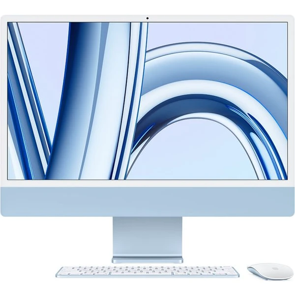 Apple iMac 24" M3 (2023) 10GPU/8GB/512GB modrý - All-in-one - Hlavný obrázok