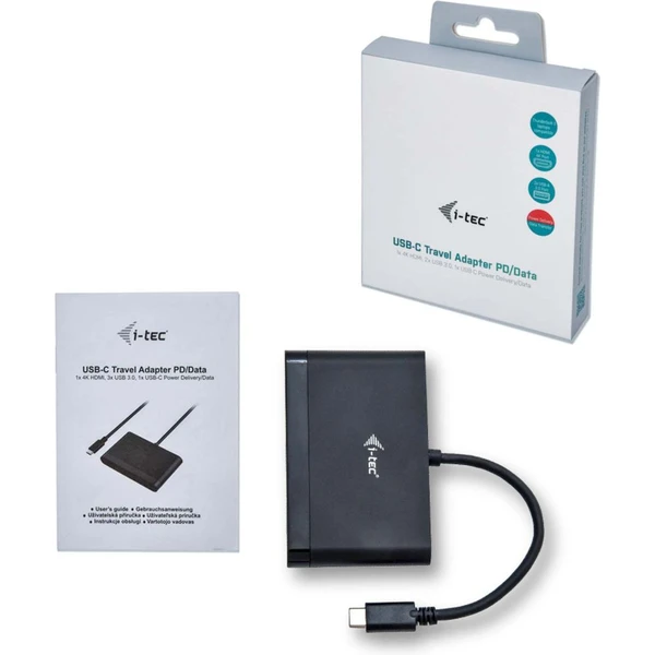 i-tec USB-C HDMI Travel Adapter PD/Data - Dokovacie stanice - Obrázok H08B000501