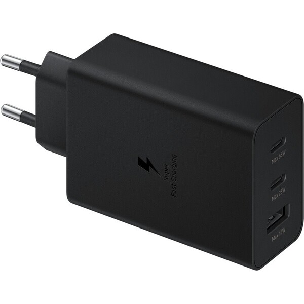 E-shop Samsung Trio 65W sieťový adaptér čierny (EP-T6530NBEGEU)