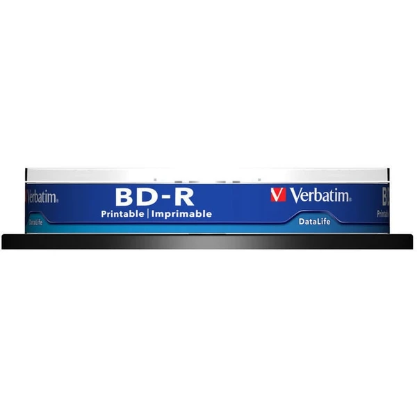 VERBATIM BD-R SL Datalife HTL (10 ks) Blu-Ray/Spindle/6x/25GB - Optické disky - Obrázok H0G2000K01