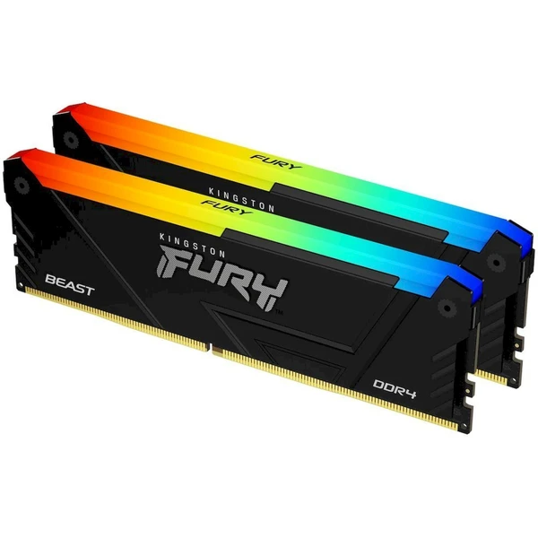 Kingston FURY Beast RGB DDR4 32GB 3200MT/s CL16 DIMM (2x16GB) XMP - Operačné pamäte - Hlavný obrázok