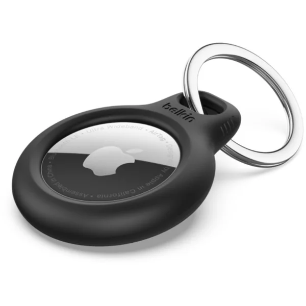Belkin Secure holder púzdro na AirTag s krúžkom čierne - Puzdra - Hlavný obrázok