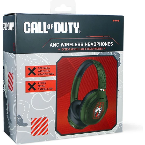OTL bezdrôtové náhlavné slúchadlá ANC Call of Duty Modern Warfare 3 ANC zelené - Slúchadlá - Obrázok H147000701