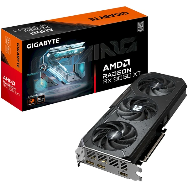 GIGABYTE AMD Radeon RX 9060 XT GAMING 16G 16GB GDDR6 - Grafické karty - Obrázok H16H000N01