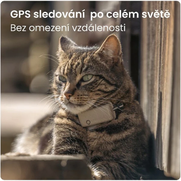 Tractive GPS CAT Mini tracker polohy a aktivity pre mačky hnedý - GPS Moduly - Obrázok H1L5000J01