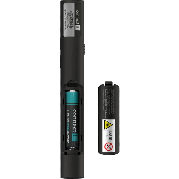 CONNECT IT laserové ukazovátko (AAA batéria) čierne - Ovládače - Obrázok H1N0000P01