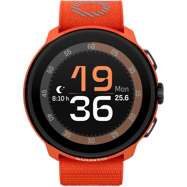 Suunto Run múdre hodinky oranžové