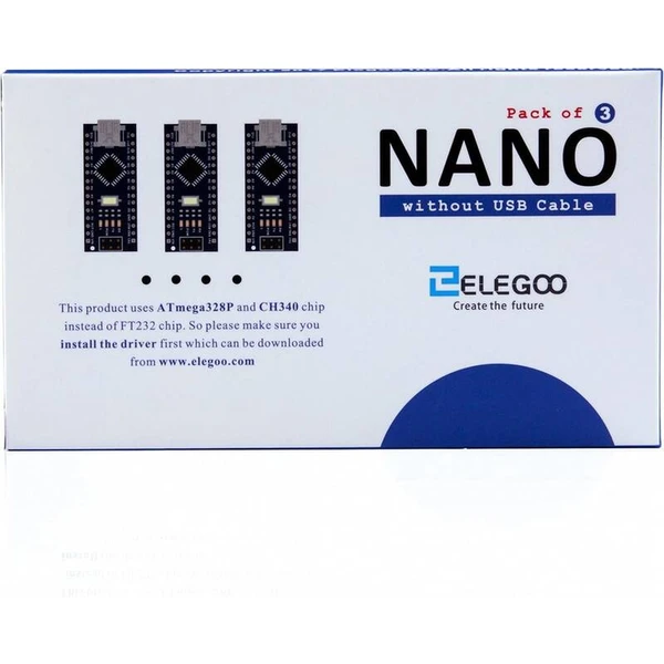 ELEGOO NANO*3 Controller Board Blue - Inteligentné hračky - Obrázok H1U6000L01