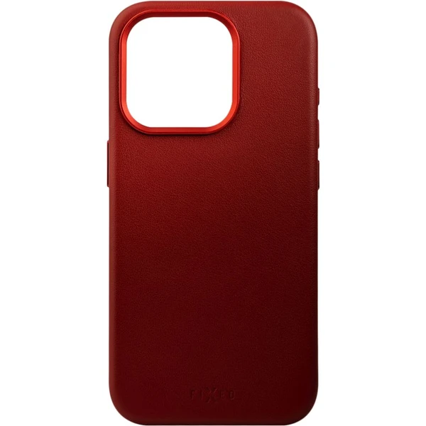 FIXED MagLeather kožený kryt s MagSafe Apple iPhone 15 Pro Max červený - Puzdra - Obrázok H21S100501