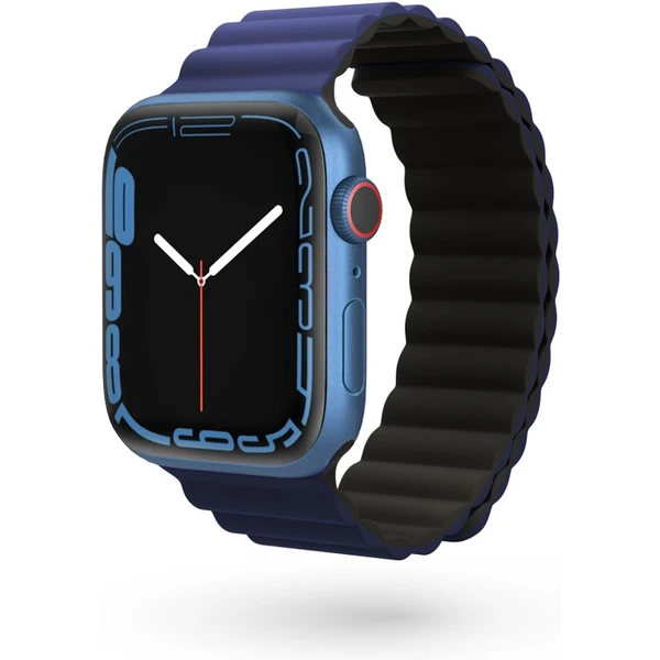 Epico Watch Strap Magnetic pre Apple Watch 38/40/41 mm čierna/modrá - Remienky - Hlavný obrázok