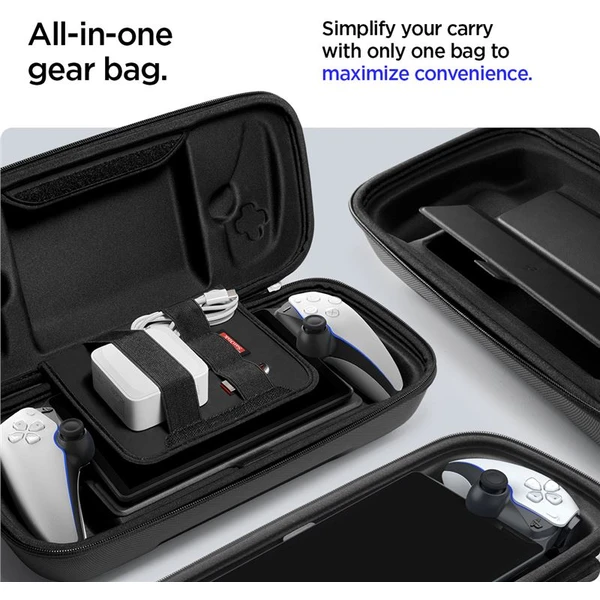 Spigen Rugged Armor Pro púzdro Sony Playstation Portal čierne - Puzdra - Obrázok H263000N01