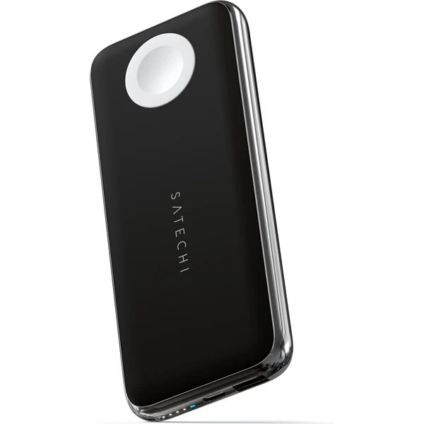 Satechi Quatro bezdrôtová powerbanka 10 000 mAh vesmírne šedá  - Powerbanky - Obrázok H2BT000501