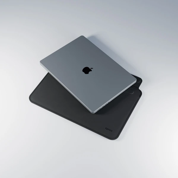 Epico kožené púzdro pre Macbook Pro 14" čierne - Puzdra - Obrázok H2LL000K01