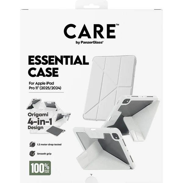 PanzerGlass® CARE 4v1 Essential puzdro Apple iPad Pro 11" (2025/2024) sivé - Puzdra - Obrázok H2XL000K01