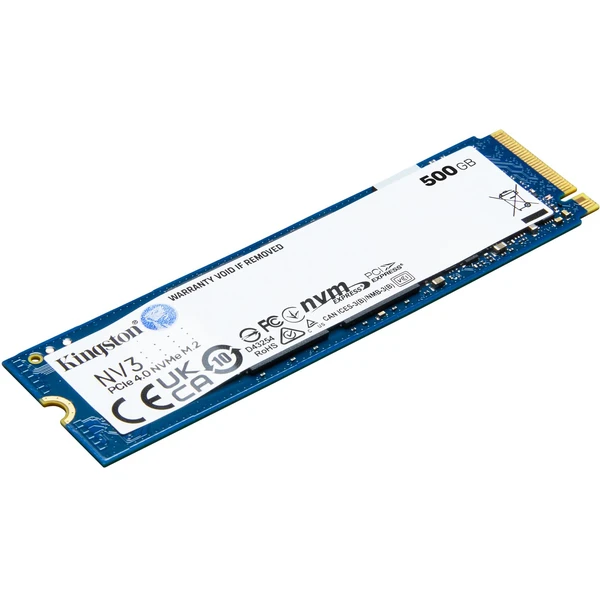 Kingston SSD NV3 500GB NVMe™ PCIe M.2 2280 (5000/3000MB/s) - SSD - Obrázok H388000L01